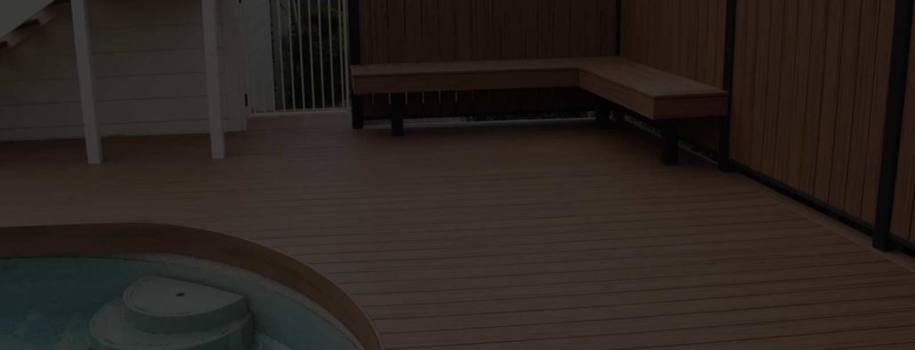 Trex deck around the pool