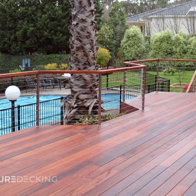 Merbau Timber Decking in Templestowe, Melbourne