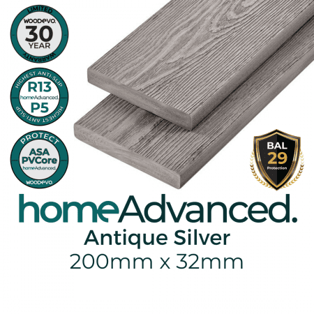 WoodEvo HomeAdvanced Antique Silver Decking Boards